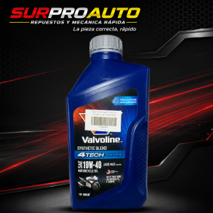 Aceite Valvoline 4 Tech Sae 10w40 Extra Moto Litro