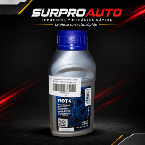 Liquido de Freno Dot 4 250ml 8,45oz Hella Transparente