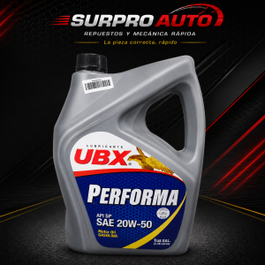 Aceite UBX Performa 20w50 Galon