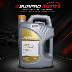 Aceite Acdelco 20w50 Galon