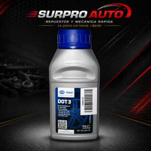 Liquido de Freno Dot 3 250 ml 8.45oz Hella Transparente