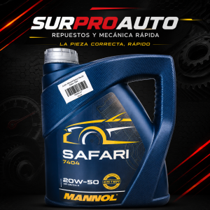 Aceite Mannol Safari 20w50 Galon 7404